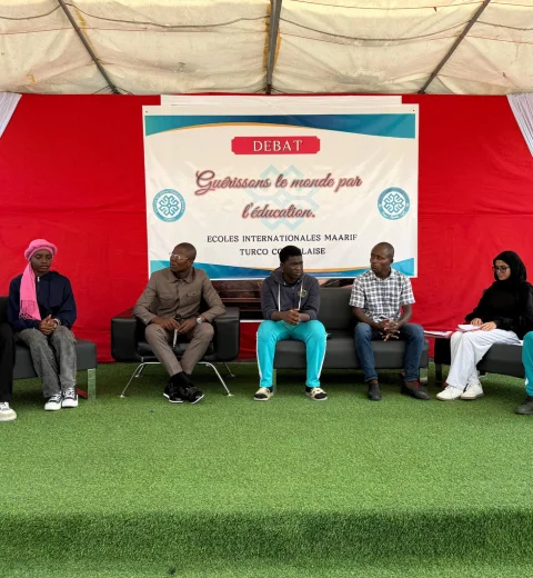 Educational debate at the International Maarif Turkey-Congolese School