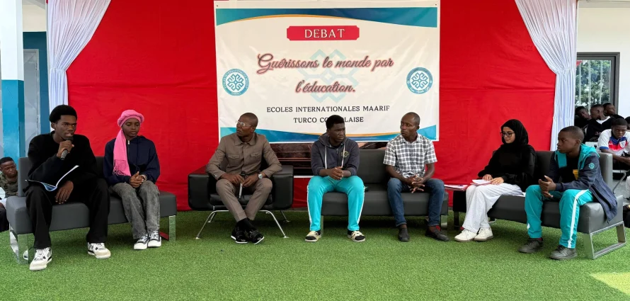 Educational debate at the International Maarif Turkey-Congolese School